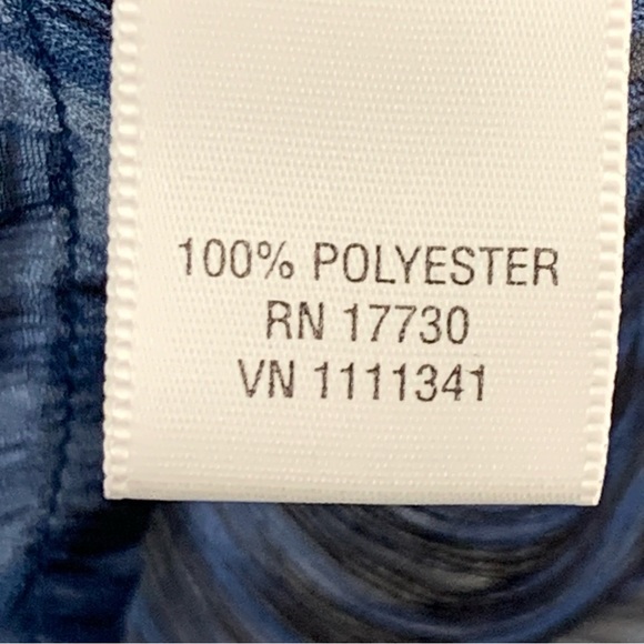 NWT Converse One Star Blue Sleeveless Tunic Top Blouse Boho Preppy Size L - Picture 12 of 12